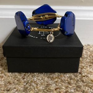 Bourbon and Bowties bangle in royal blue